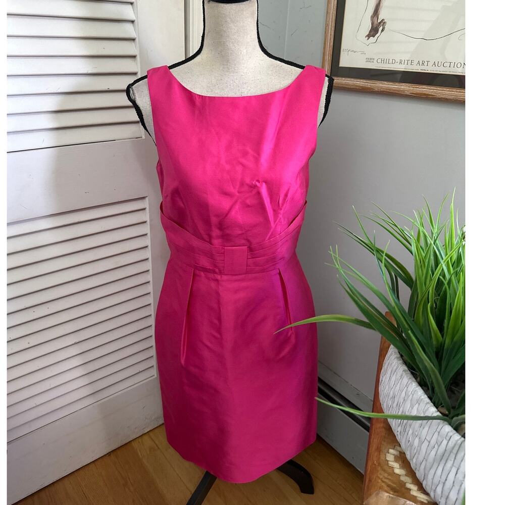 Kate Spade Dress 6 Pink Silk Blend Sheath Cocktail Minimalist Quiet Luxury Chic